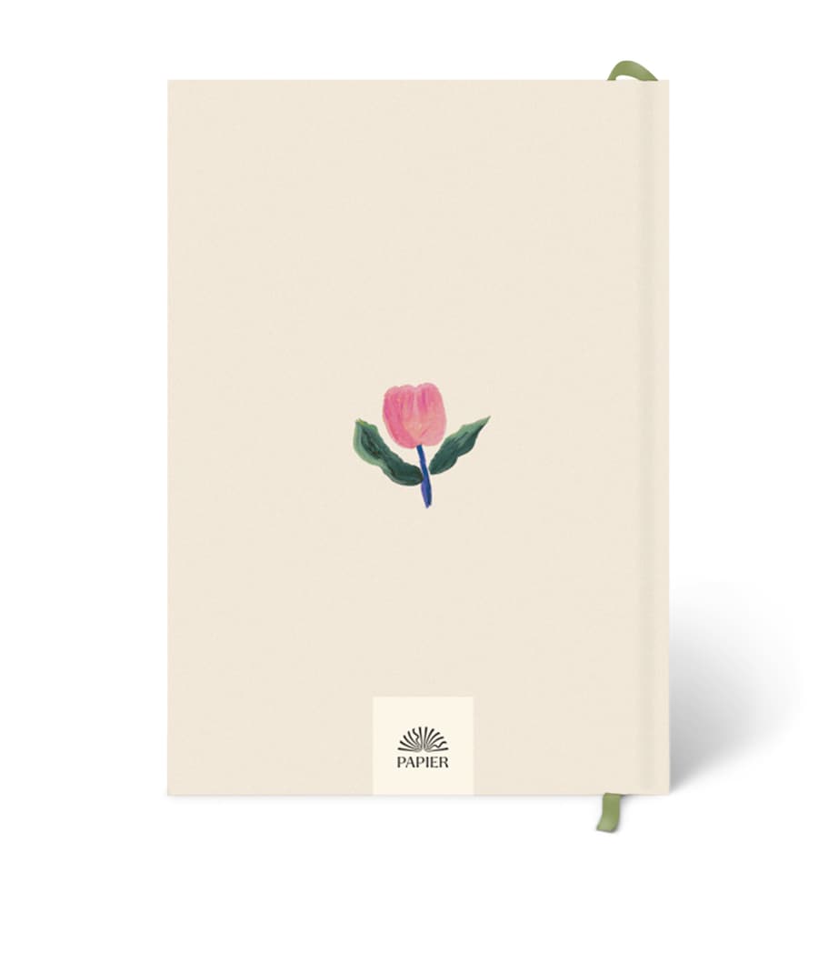 Papier Tulip Vase Wellness Journal, imported from the UK