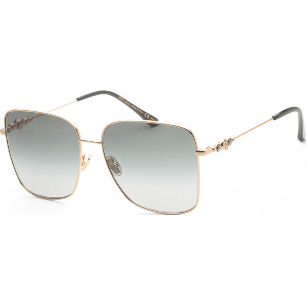 Jimmy Choo gold Hesters sunglasses with metal frame - British brand