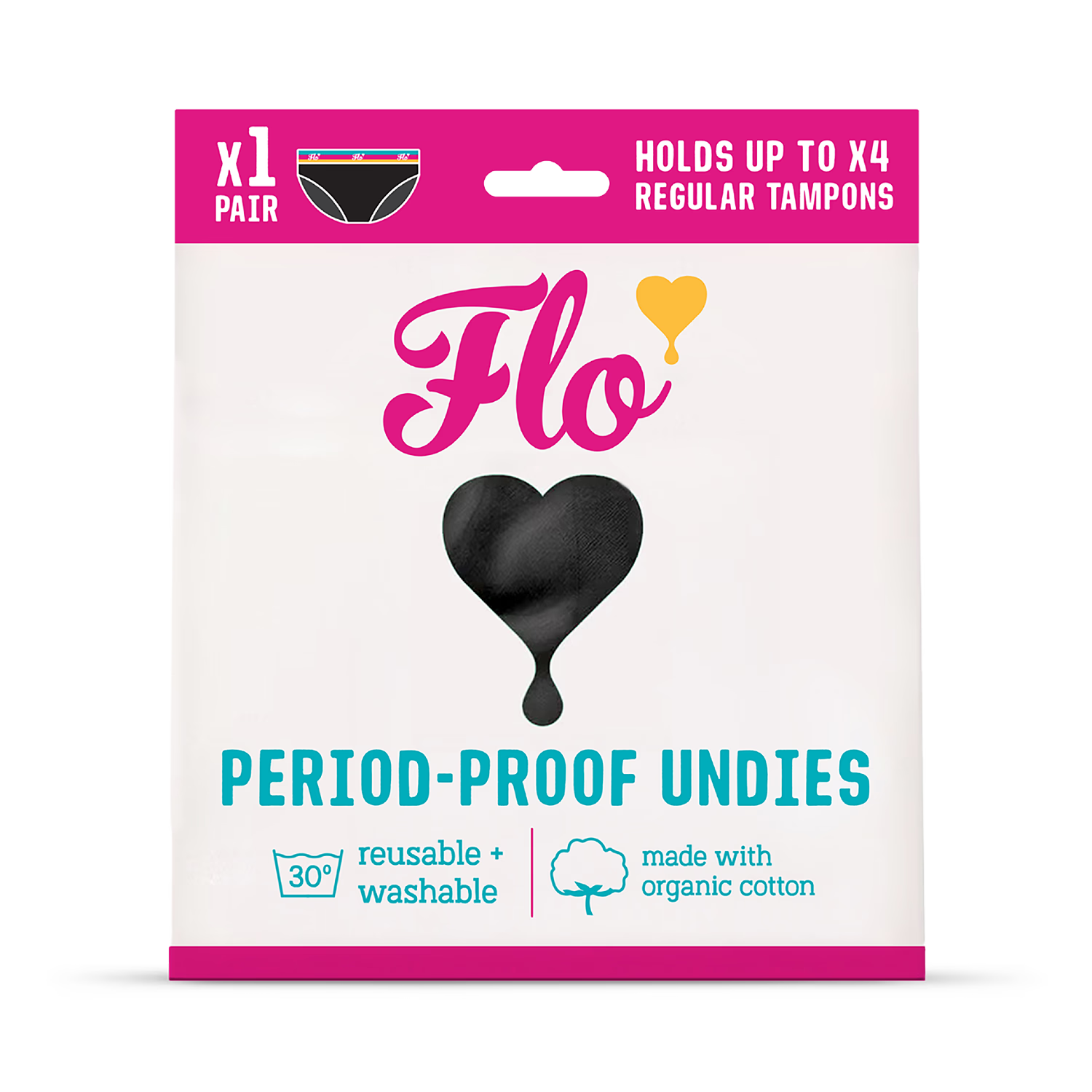 Flo period pants medium size small imported from the UK