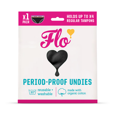 Holland & Barrett Flo Periodeundertøy Medium Flow Størrelse Liten - Kjøp online hos McGrocer