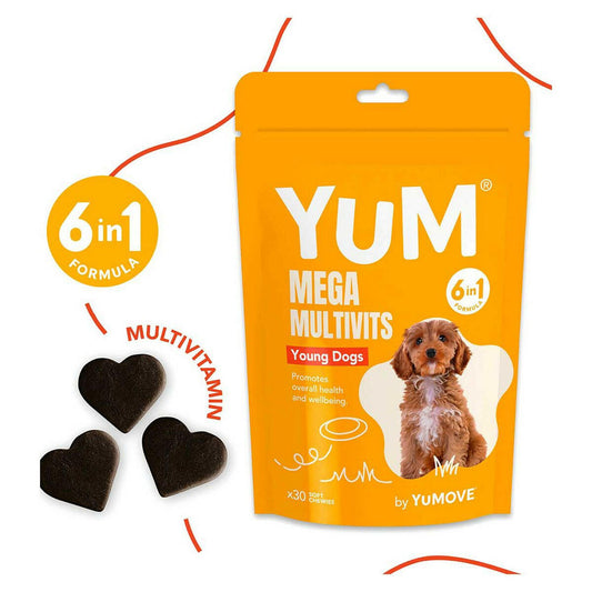 YuM® Mega Multivits Young Dog - 30 Soft Chewies