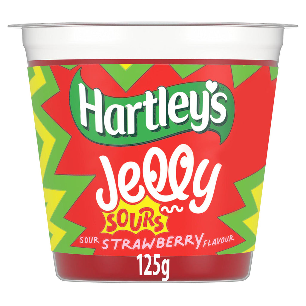 Hartley's Jelly Sours Strawberry Flavour 125g