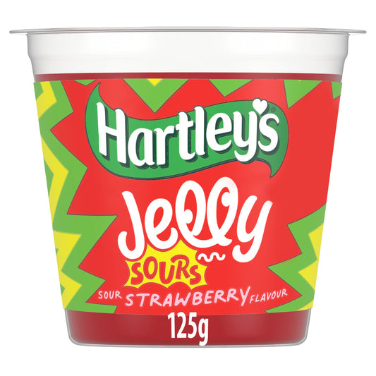 Hartley's Jelly Sours Strawberry Flavour 125g GOODS Sainsburys   