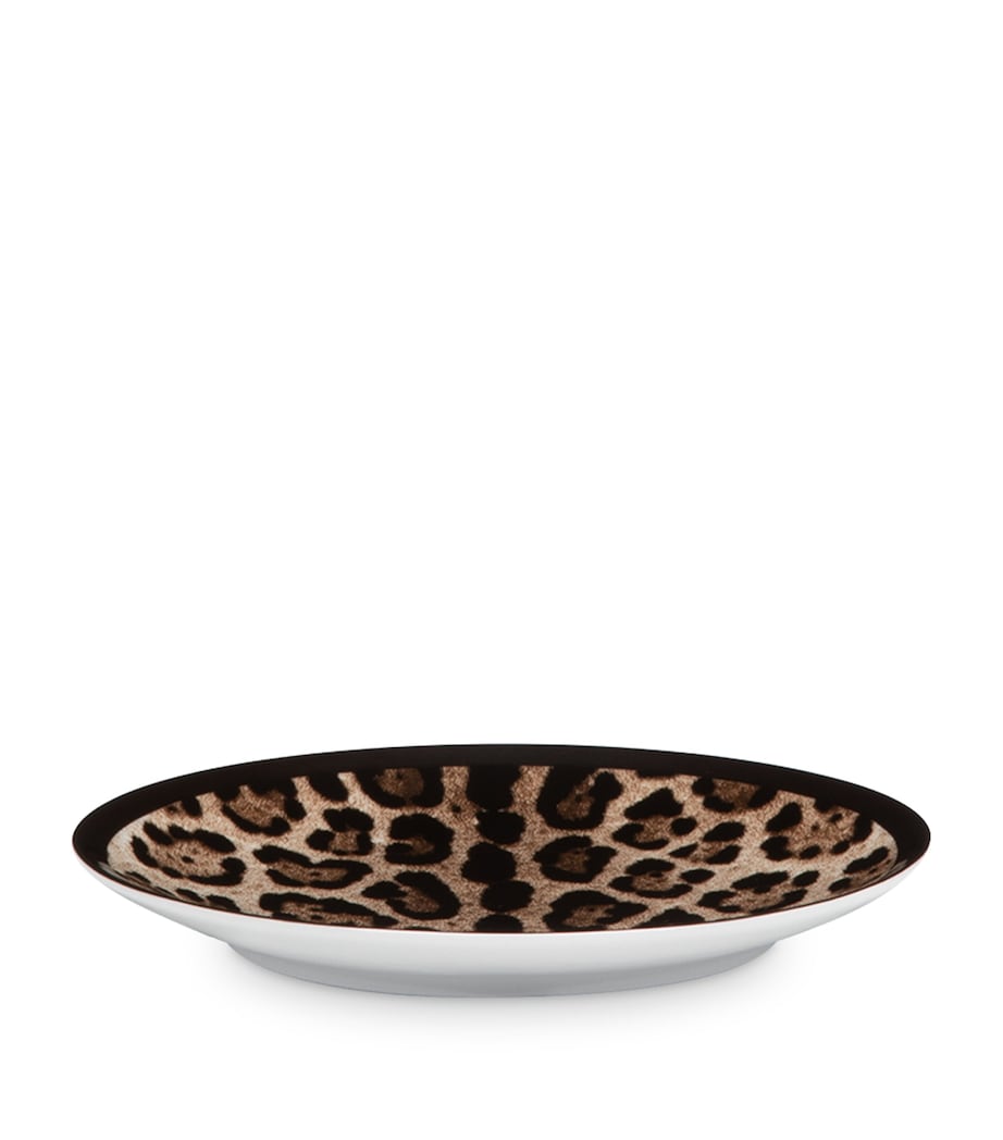 Dolce&Gabbana leopard print bread plates 17cm - British product