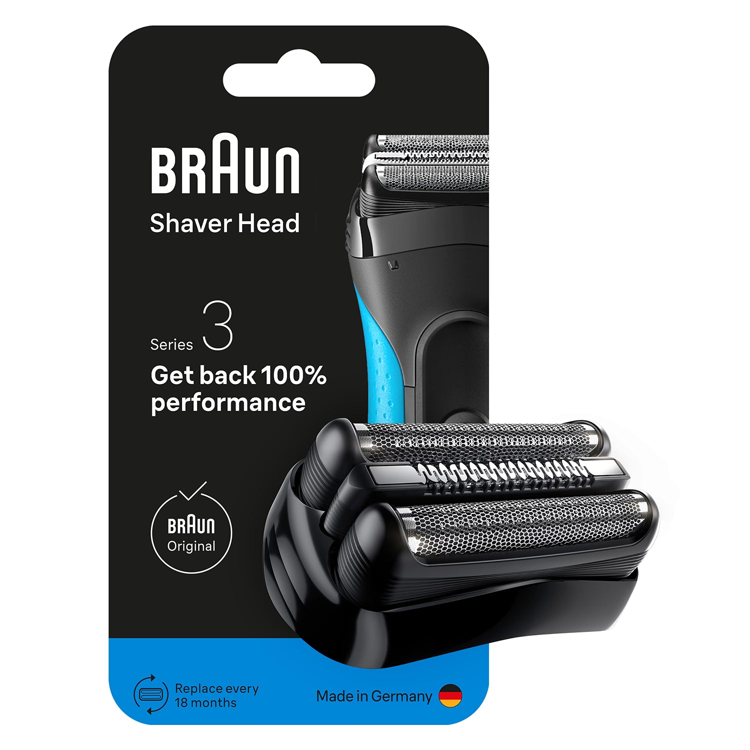 Braun electric shaver replacement head 21B - British product