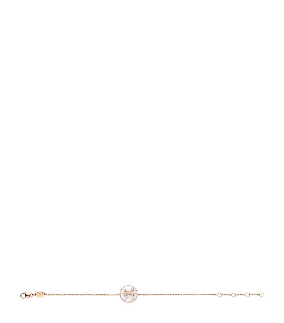 Chaumet Harmony bracelet rose gold mother-of-pearl diamond, imported from the UK