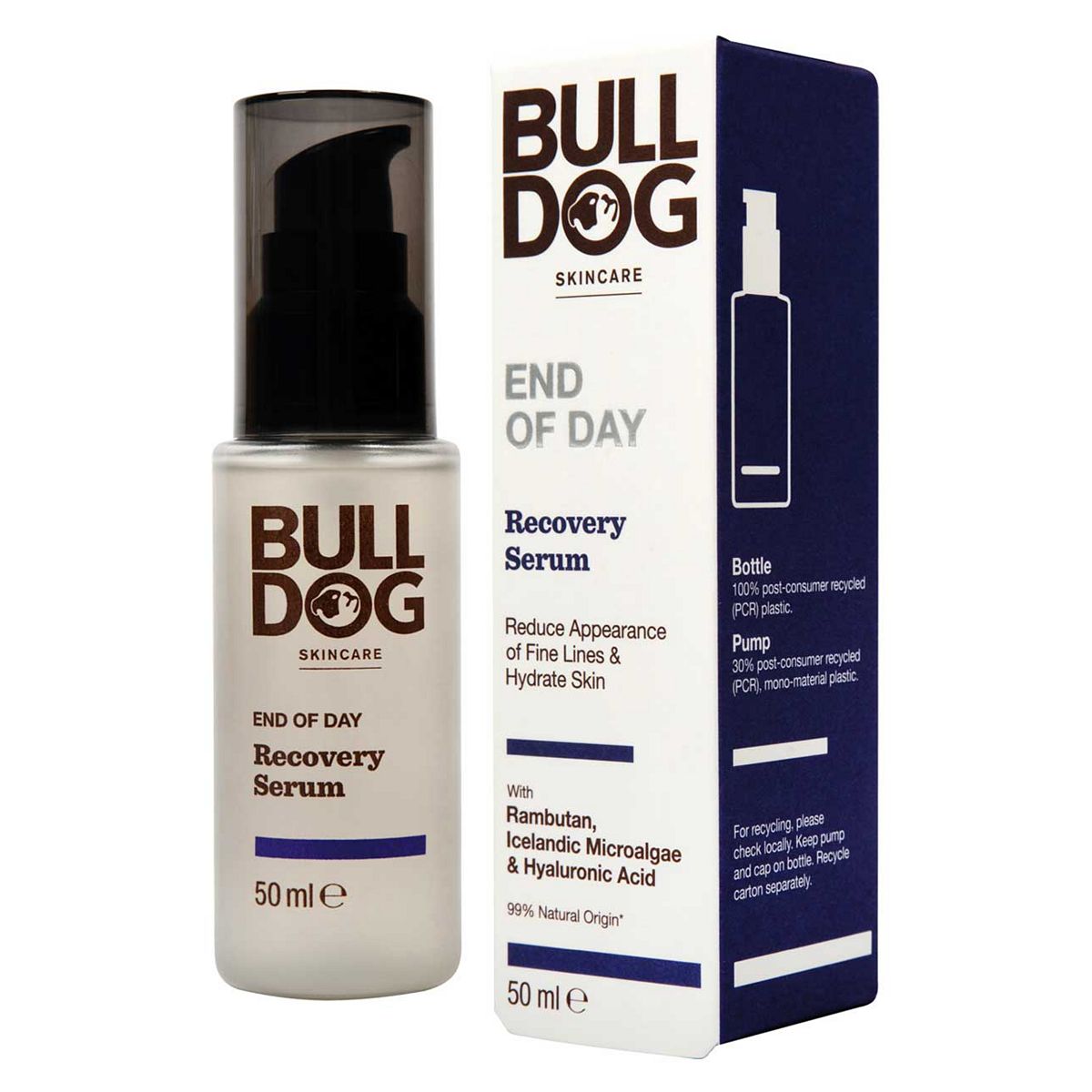 Bulldog End of Day Recovery Serum 50ml GOODS Boots   