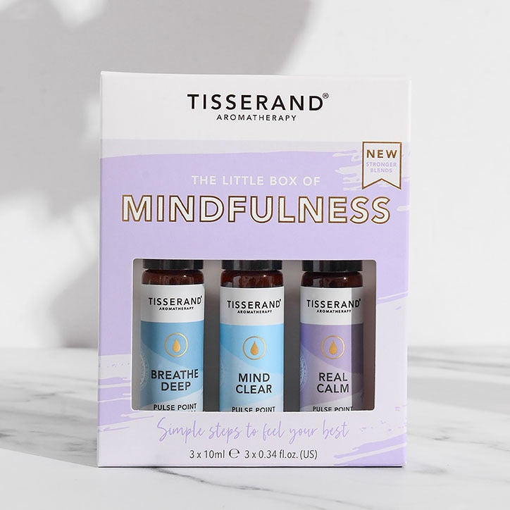 Tisserand Little Box of Mindfulness Rollerball Kit 3x10ml Roller Balls Holland&Barrett   