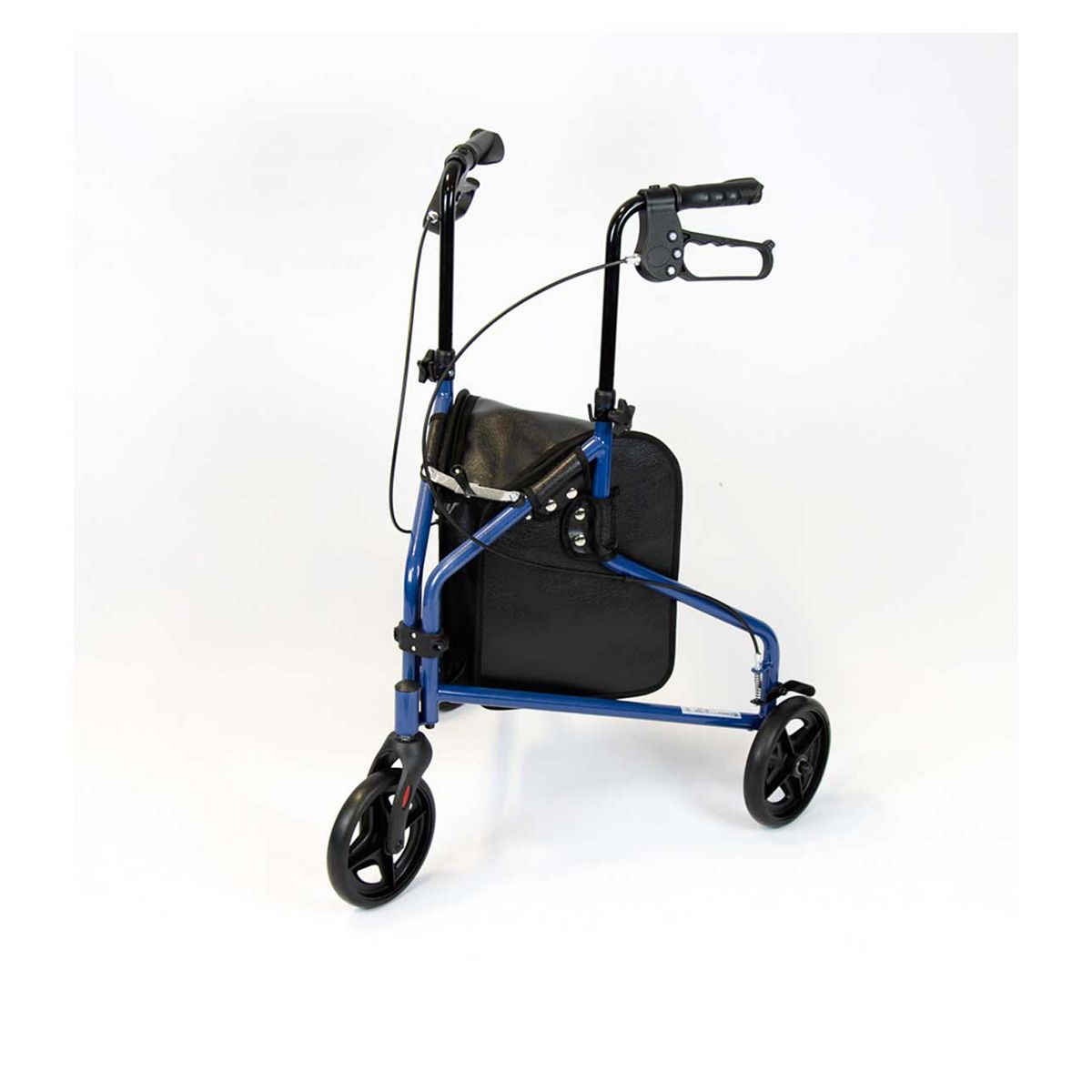 NRS Healthcare 3 Wheel Steel Rollator Blue GOODS Boots   