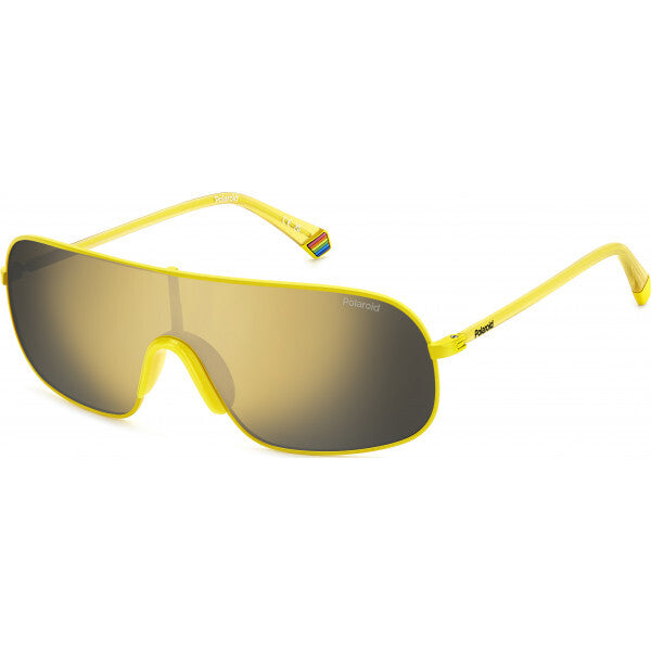 Polaroid Yellow PLD 6222 sunglasses with metal frame (British brand)