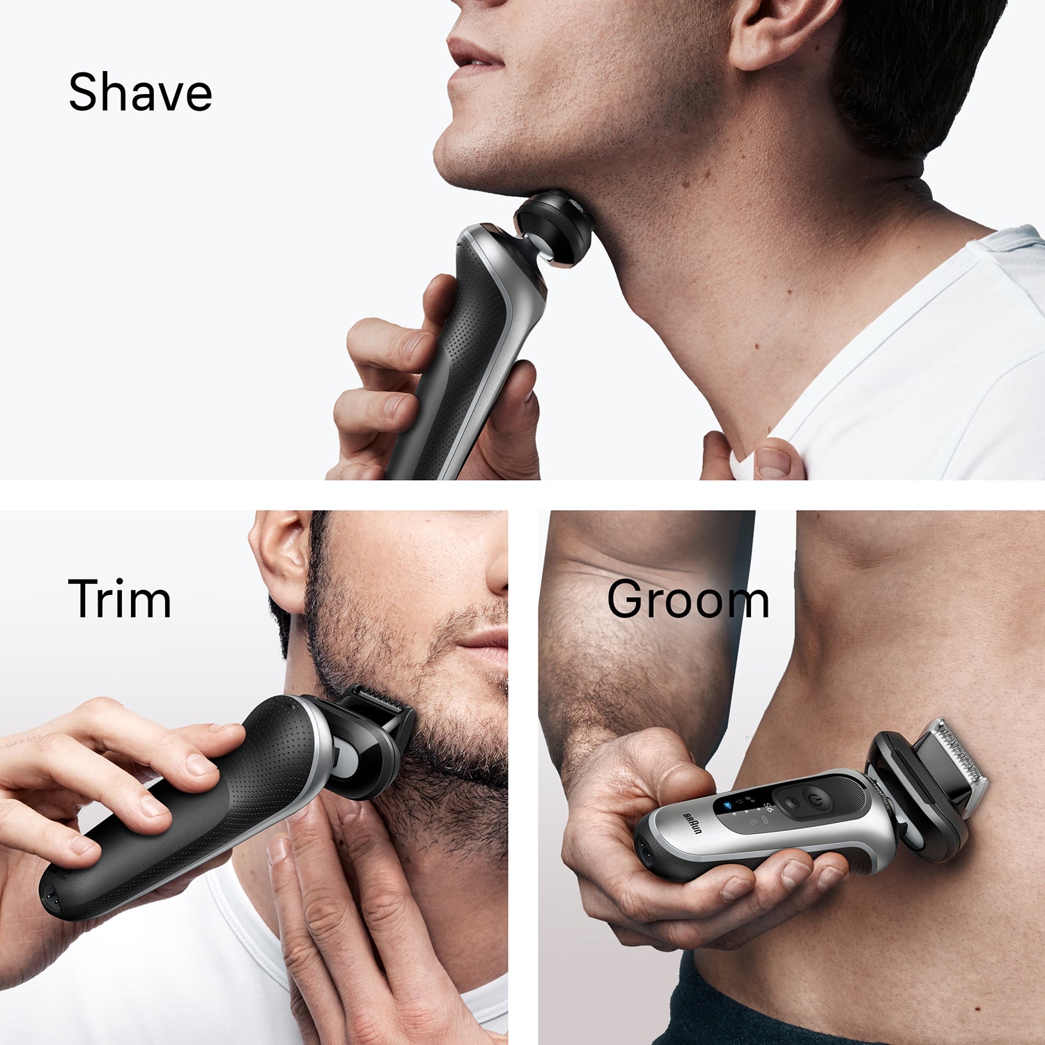 Braun Series 6 electric shaver Silver - British product