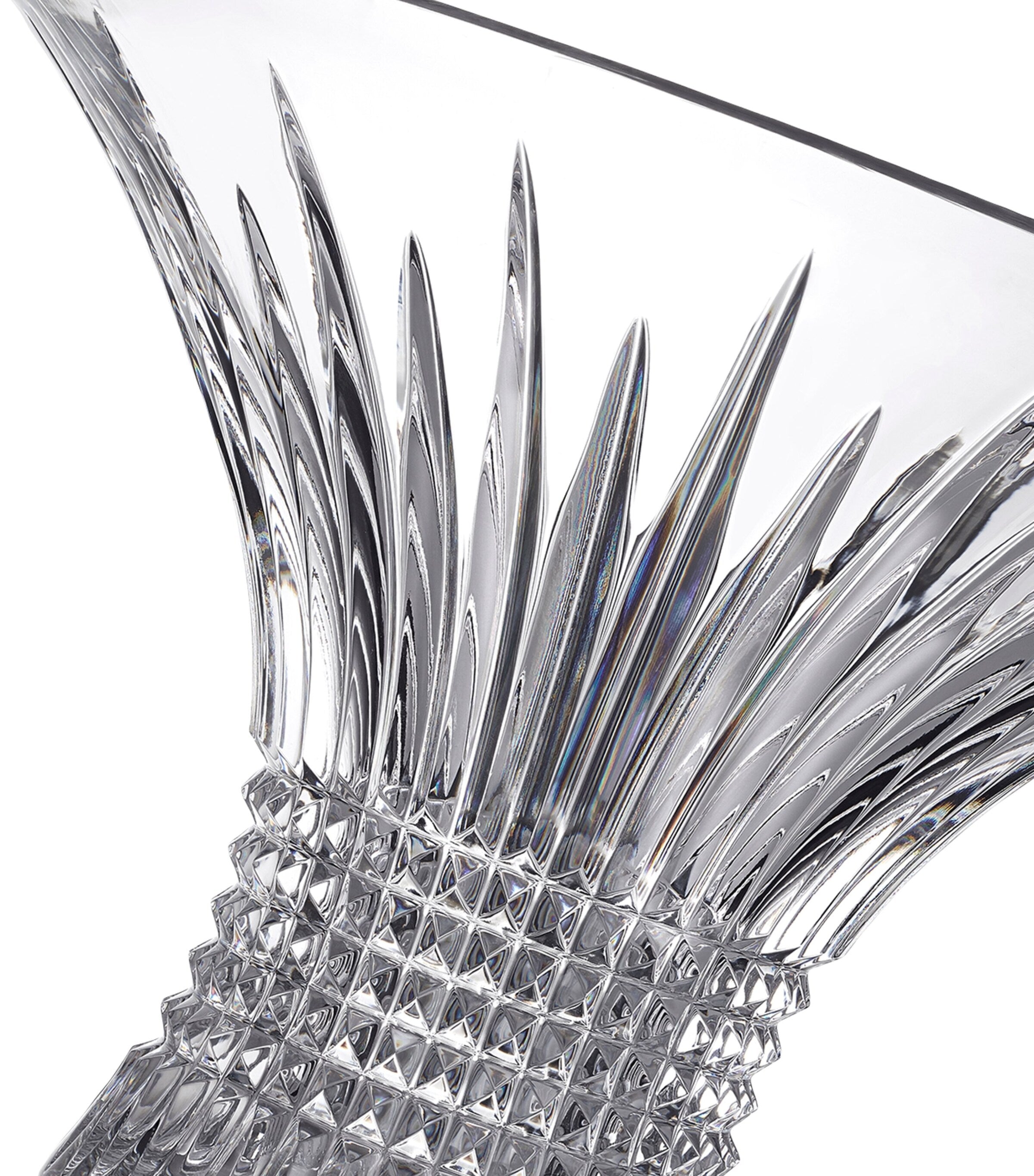 Waterford Lismore Diamond crystal centrepiece 30cm (British brand)