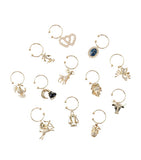 Joanna Buchanan set of 12 Zodiac wine charms, UK version