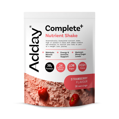 Holland & Barrett Adday Complete+ Strawberry Weight Loss Shake 1.28 Kg- Buy online at McGrocer