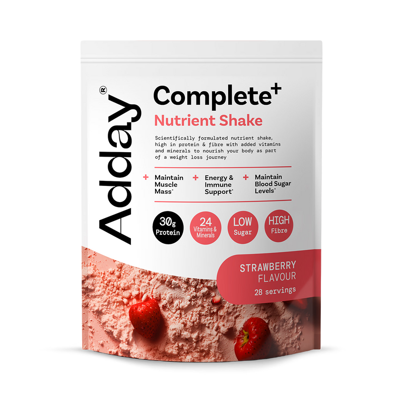 Adday Complete+ Shake Strawberry 1.28 kg (British brand)