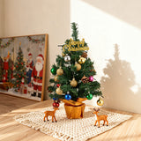 Livingandhome Christmas tree decor with timer and lights 54.5cm, UK version