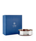 Carrs sterling silver straight bottle coaster 5 inch - British product