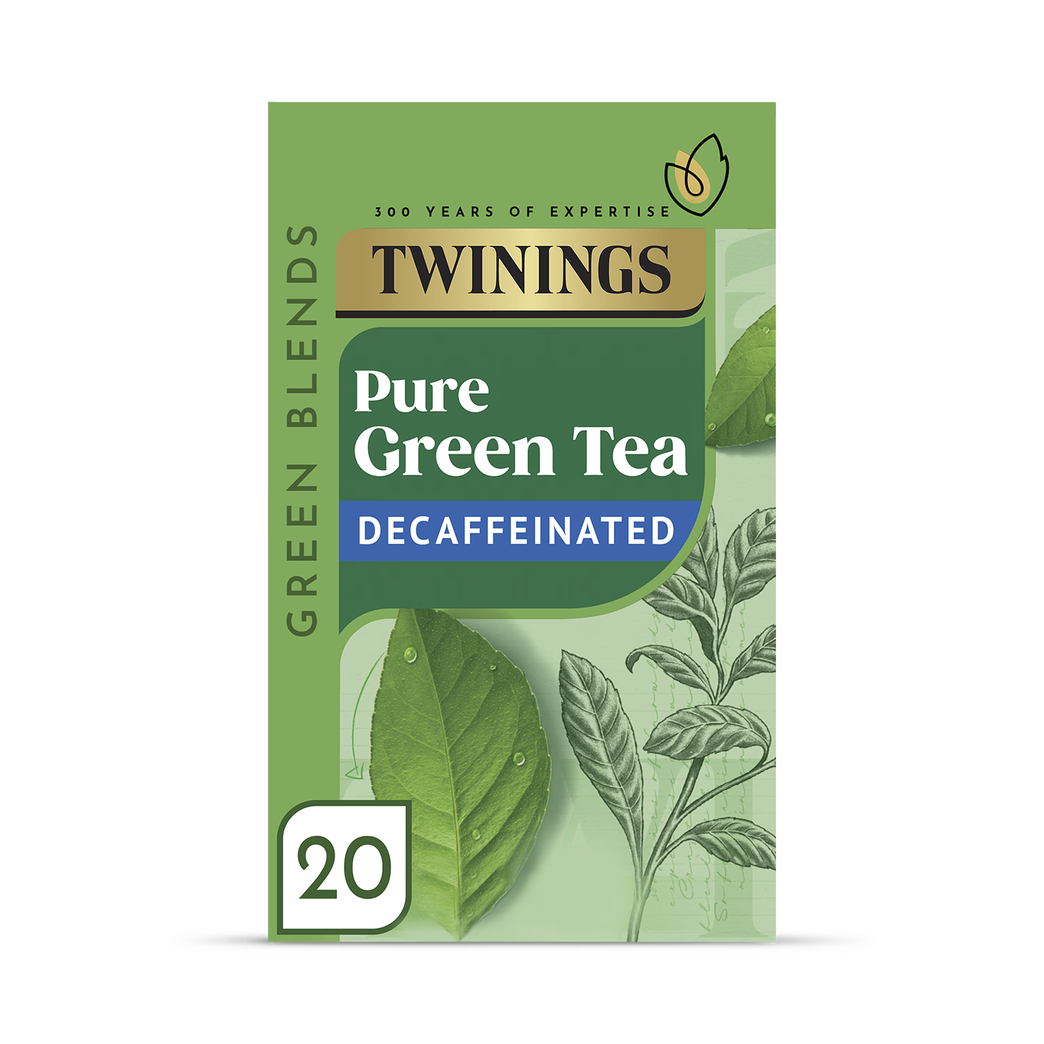 Twinings Decaf Pure Green Tea 20 Tea Bags