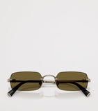 Miu Miu metal rectangular sunglasses (British brand)