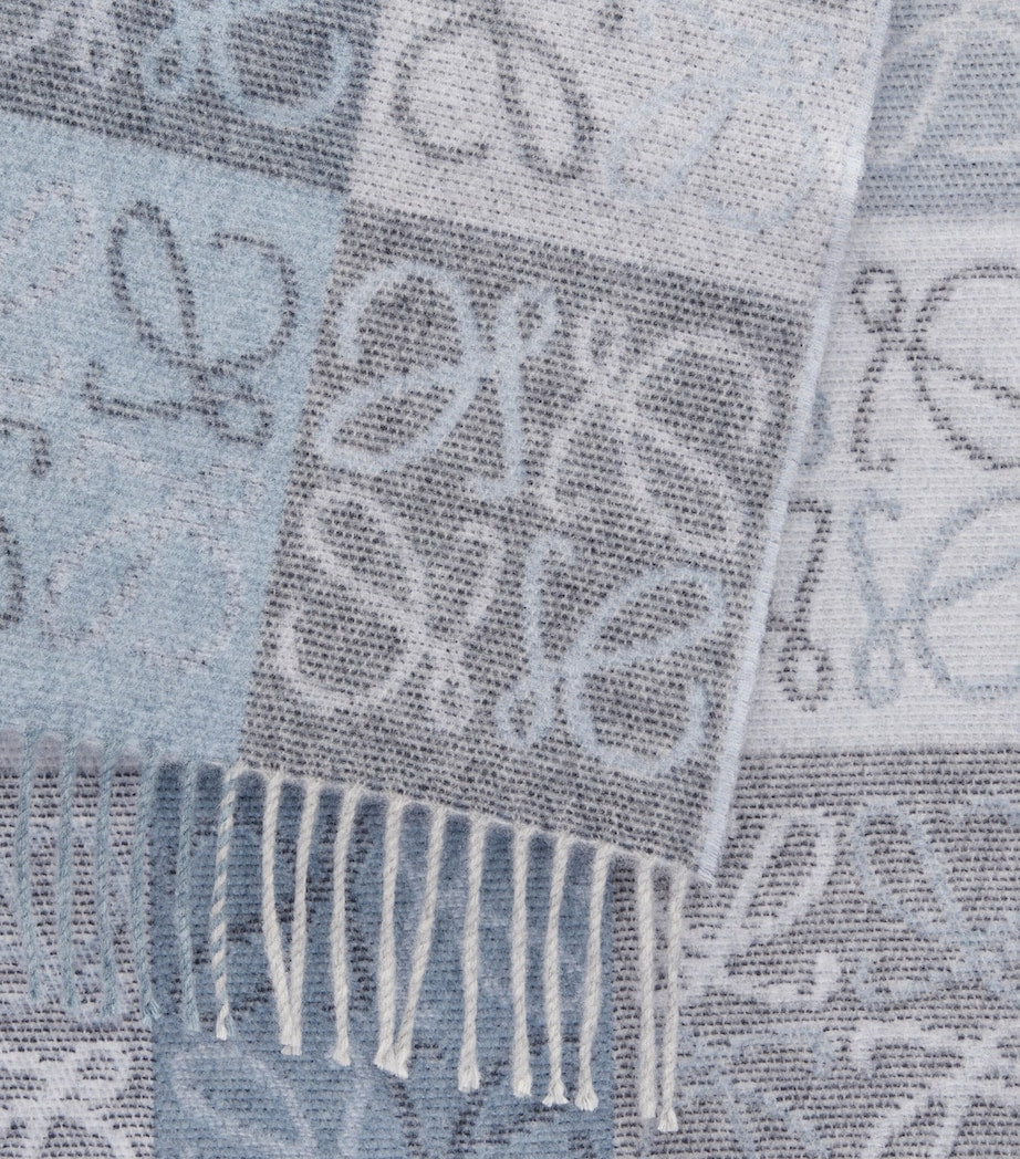 LOEWE Anagram scarf 38cm x 180cm, imported from the UK