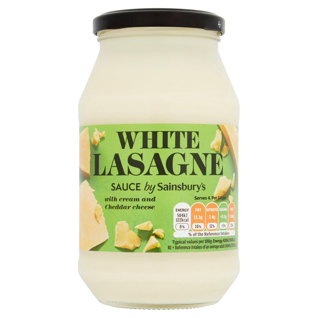 Sainsbury's Lasagne Sauce Creamy White 480g