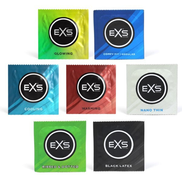 EXS variety condom pack 48-pack, UK version