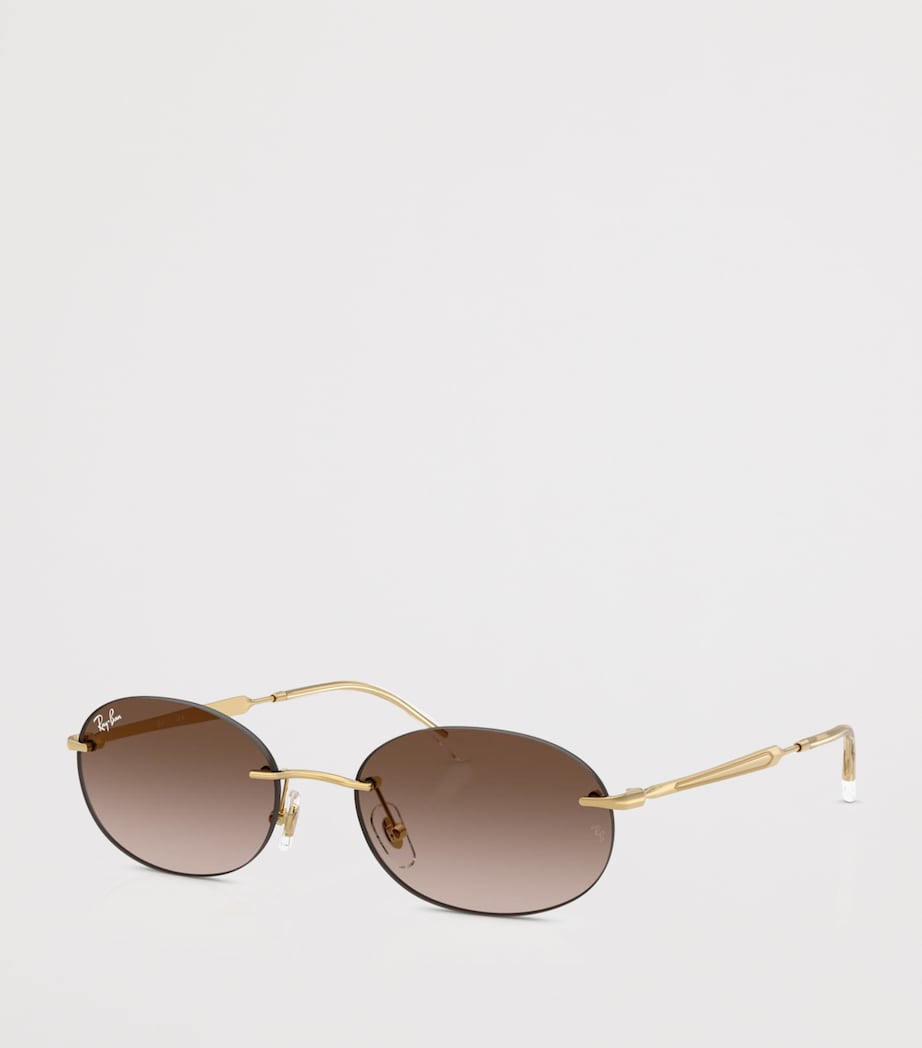 Ray-Ban Metal Oval Sunglasses, UK version
