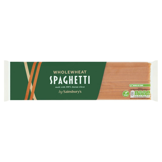 Sainsbury's Spaghetti Wholewheat Pasta 500g Pasta Sainsburys   