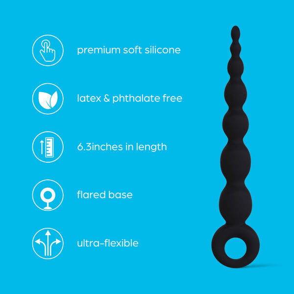 So Divine silicone anal beads 6.5 inches, imported from the UK