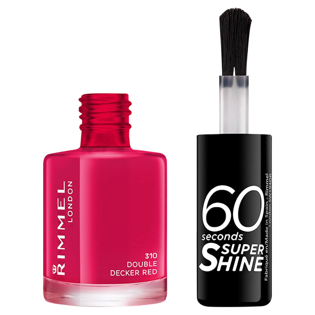 Rimmel 60 Seconds Sshine Nail Polish Double Decker Red