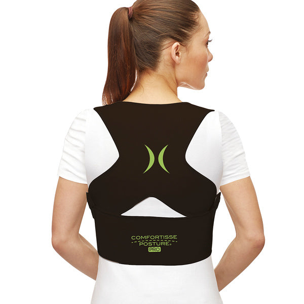 JML Comfortisse Posture Pro black posture corrector - British product