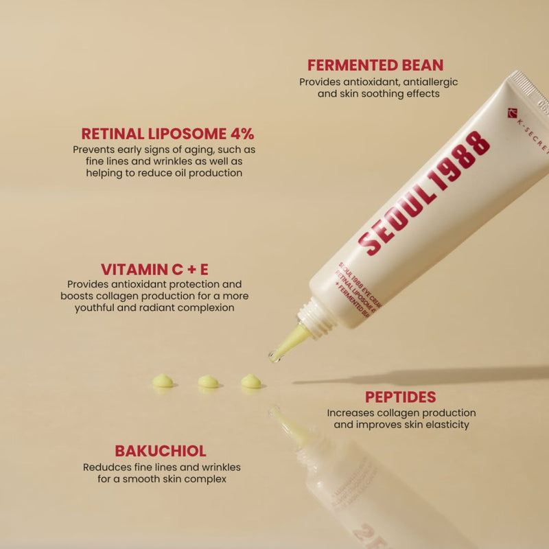 KSECRET Seoul eye cream retinal liposome 4% 30ml (British brand)