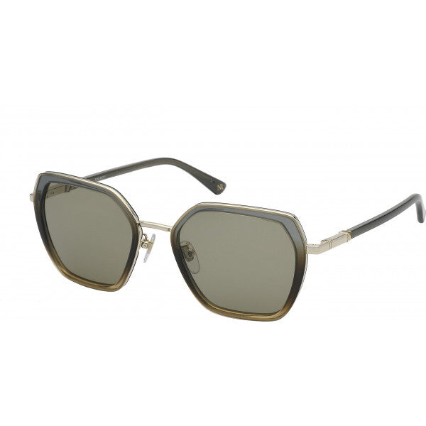 Nina Ricci green SNR359 sunglasses, imported from the UK