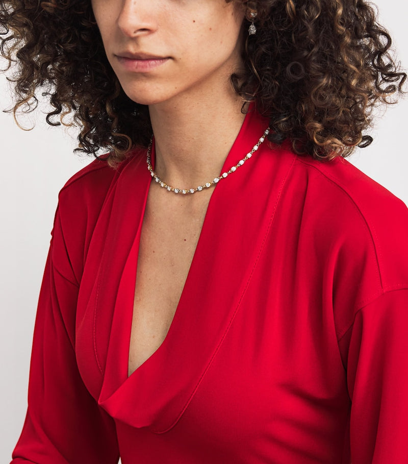 Spinelli Kilcollin Aysa mixed gold diamond necklace (British brand)
