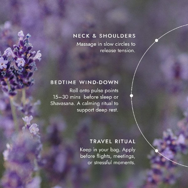 Fushi calming roll-on with lavender oil 10ml, imported from the UK