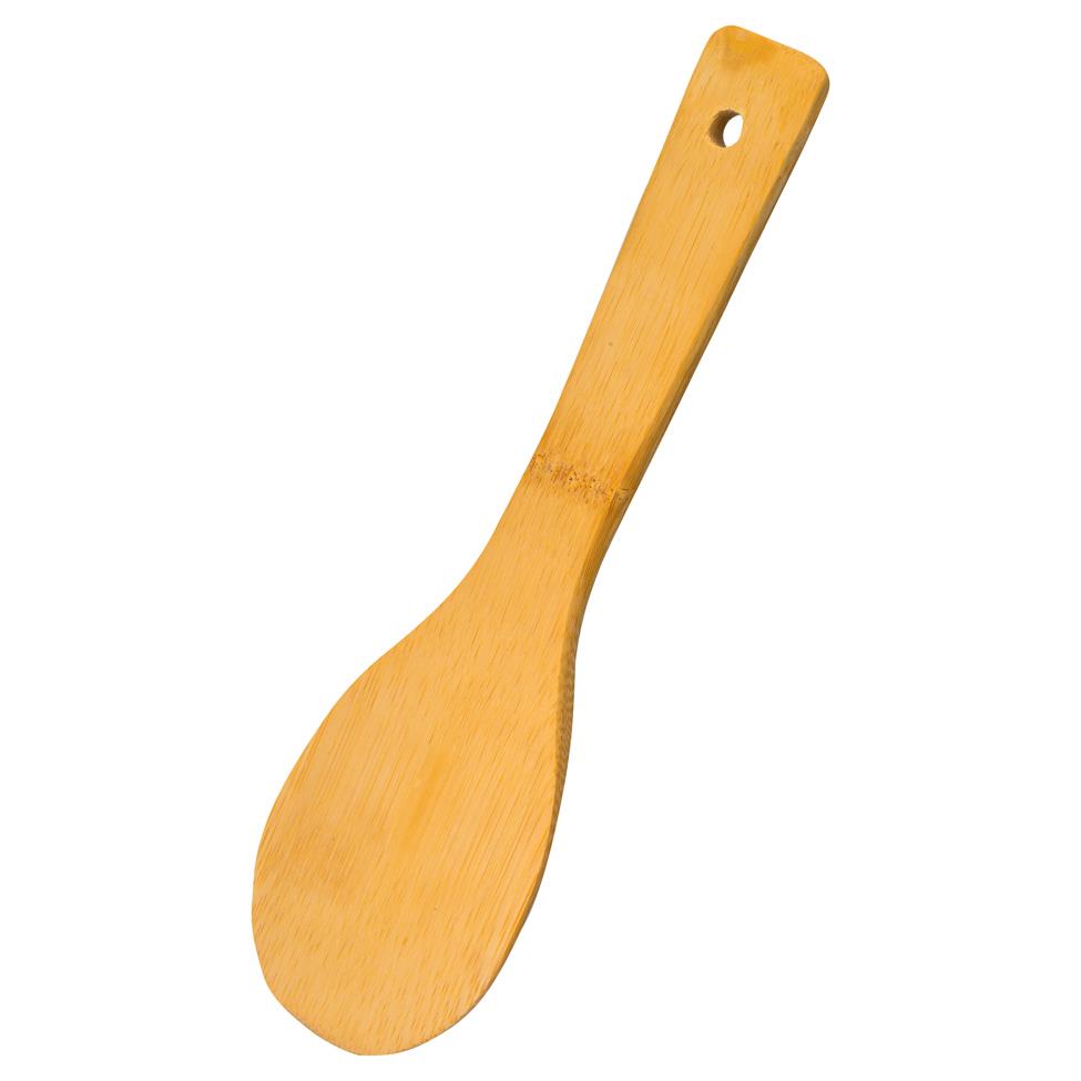 Bamboo rice paddle wooden kitchen utensil, UK version