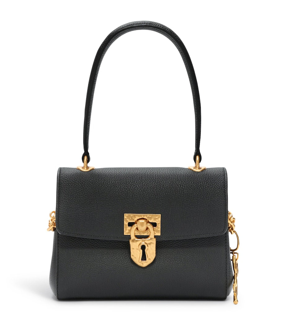 Schiaparelli Mini Leather Secret Top-Handle Bag, imported from the UK