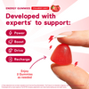 BYTES Co strawberry energy gummies 60 count (British brand)