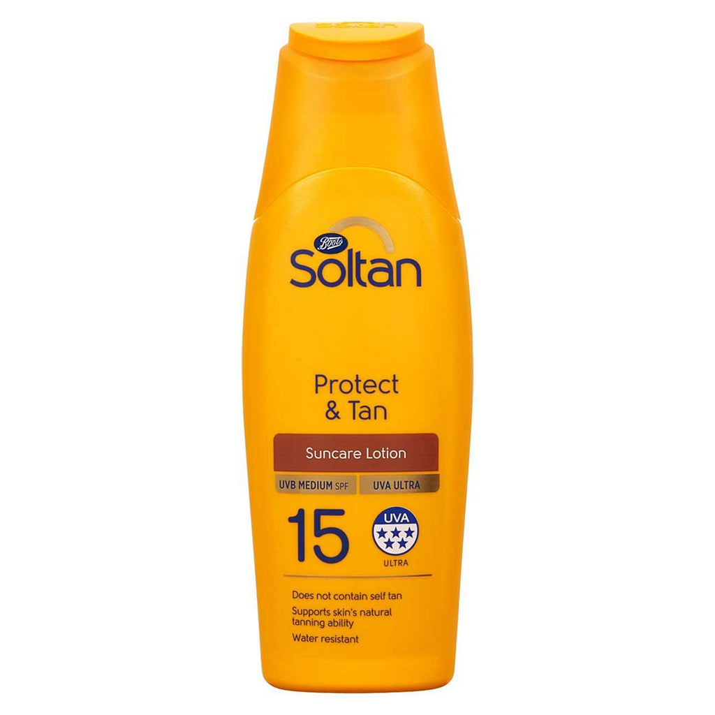 Soltan Protect & Tan Lotion SPF15 200ml