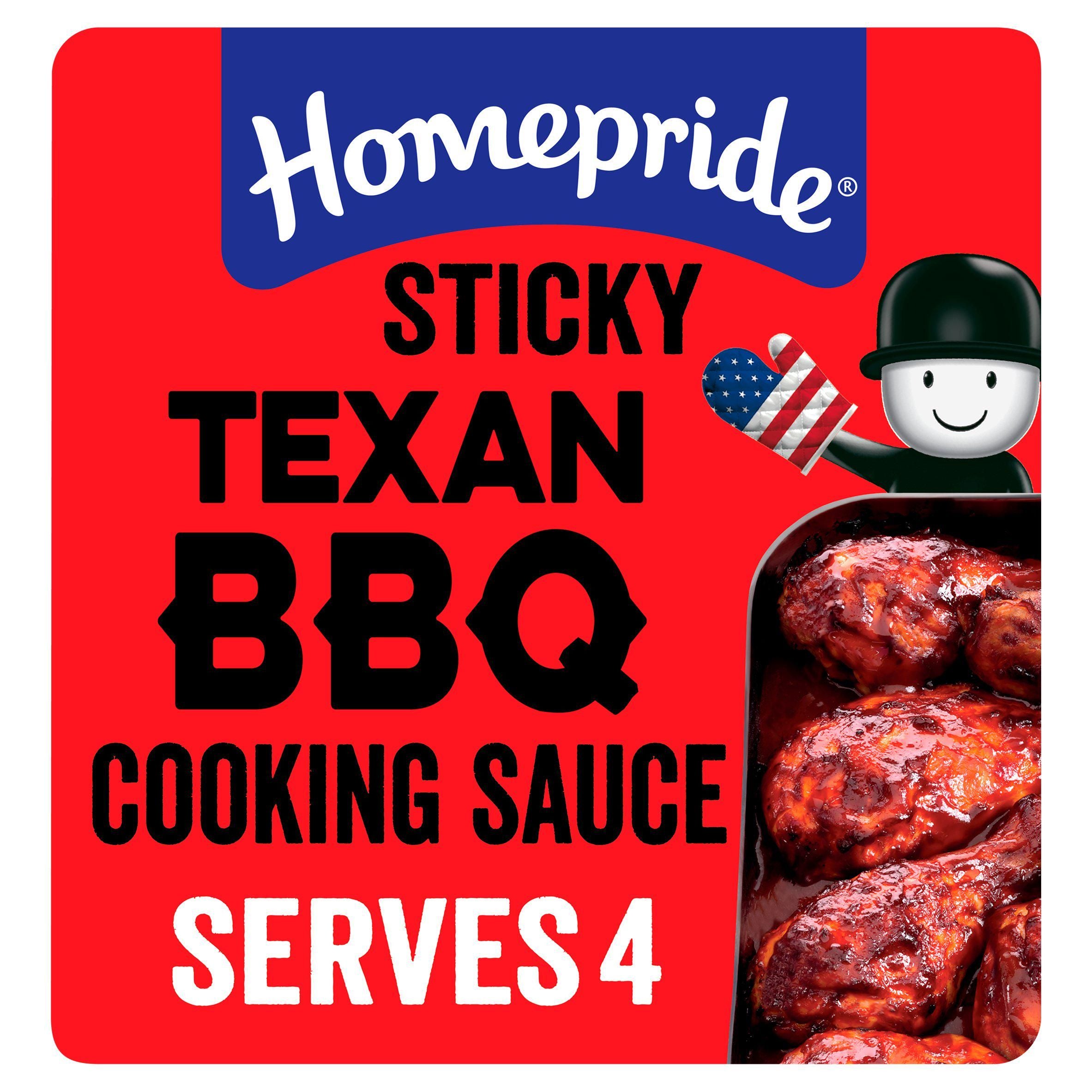 Homepride American Sticky Texan BBQ Cooking Sauce 200g BBQ sauce & marinades Sainsburys   