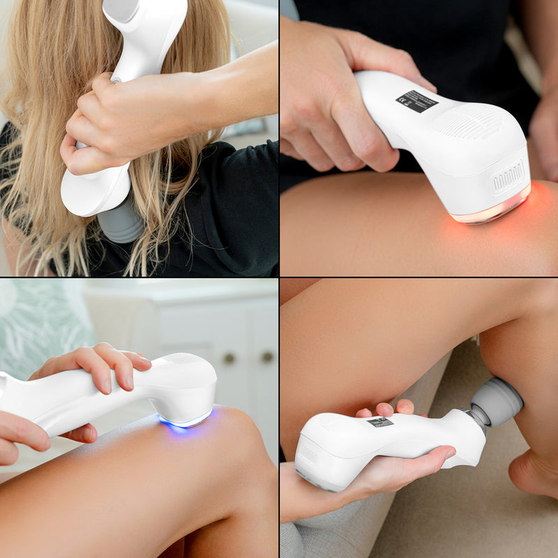 Reviber deep tissue body massager with hot cold therapy, UK version