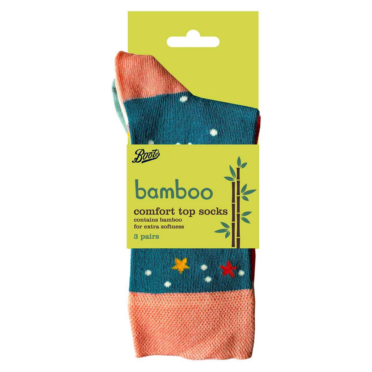 Boots Comfort Top Bamboo Teal Design Socks GOODS Boots   