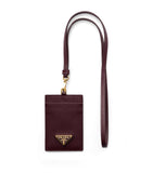 Prada Saffiano leather badge holder, imported from the UK