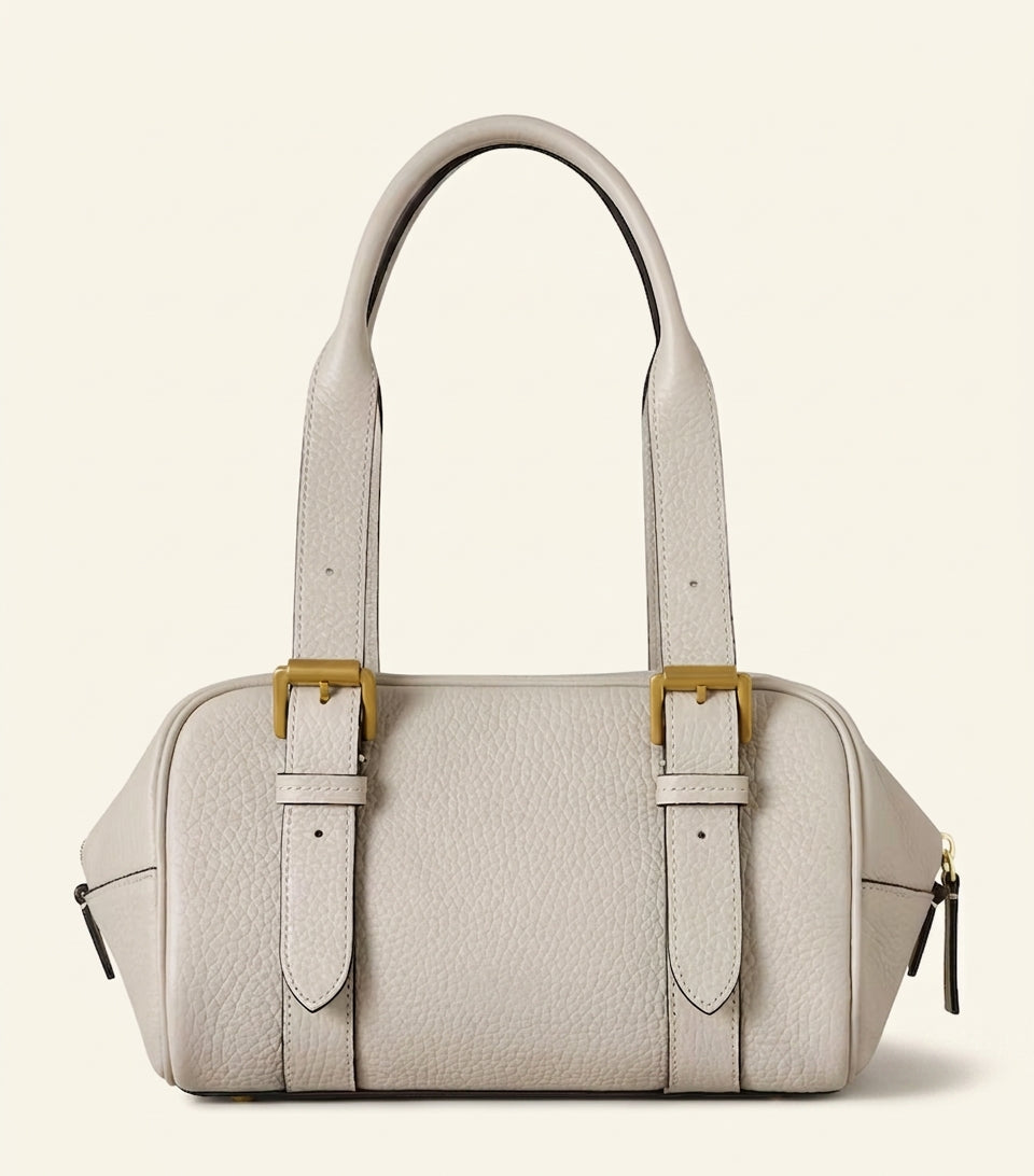 Mulberry small leather Boston shoulder bag, imported from the UK