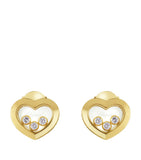 Chopard Happy Diamonds Icons earrings yellow gold diamond - British product