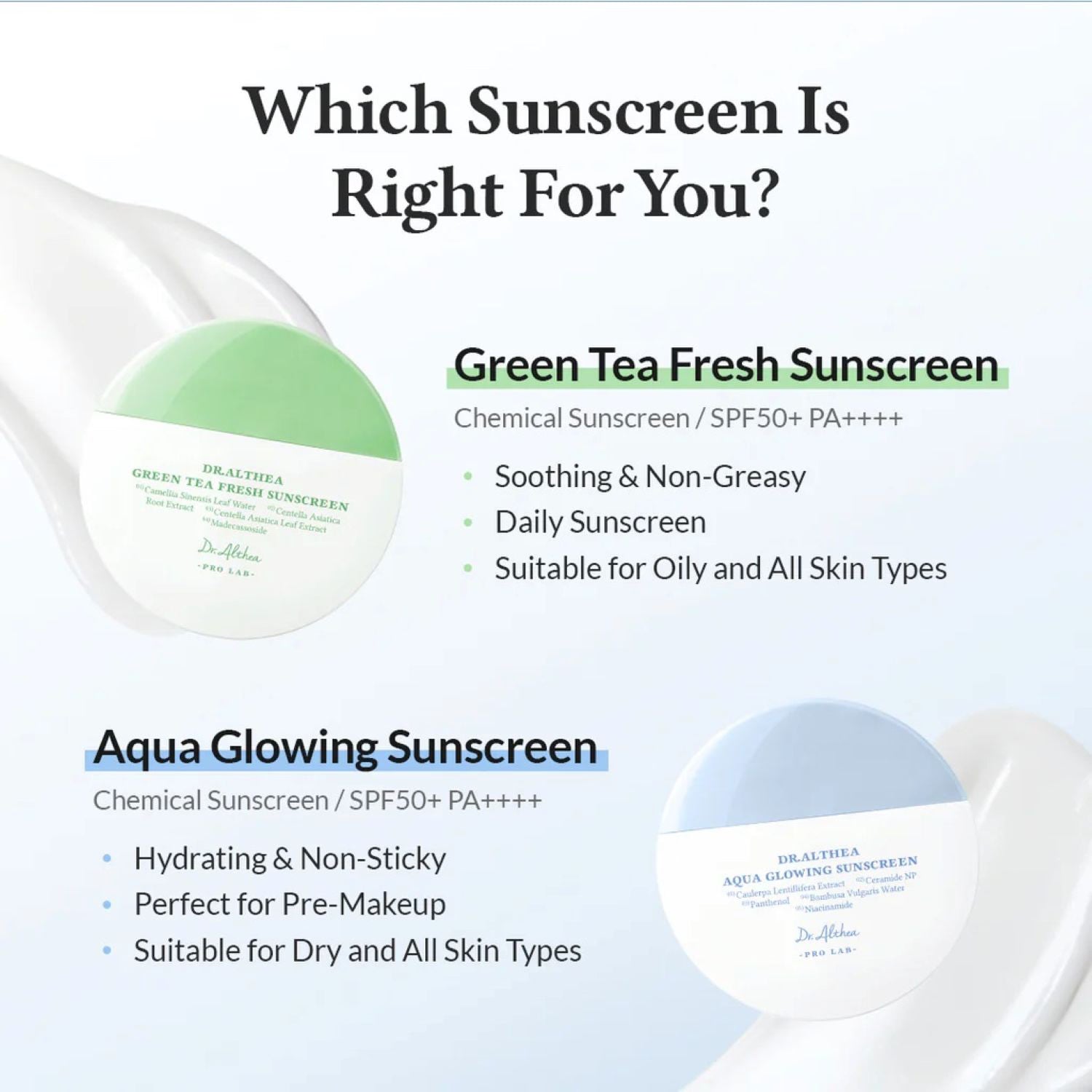 DR. ALTHEA Aqua Glowing Sunscreen 45ml - British product