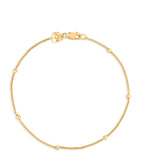 Astrid & Miyu gold-plated beaded bracelet, imported from the UK