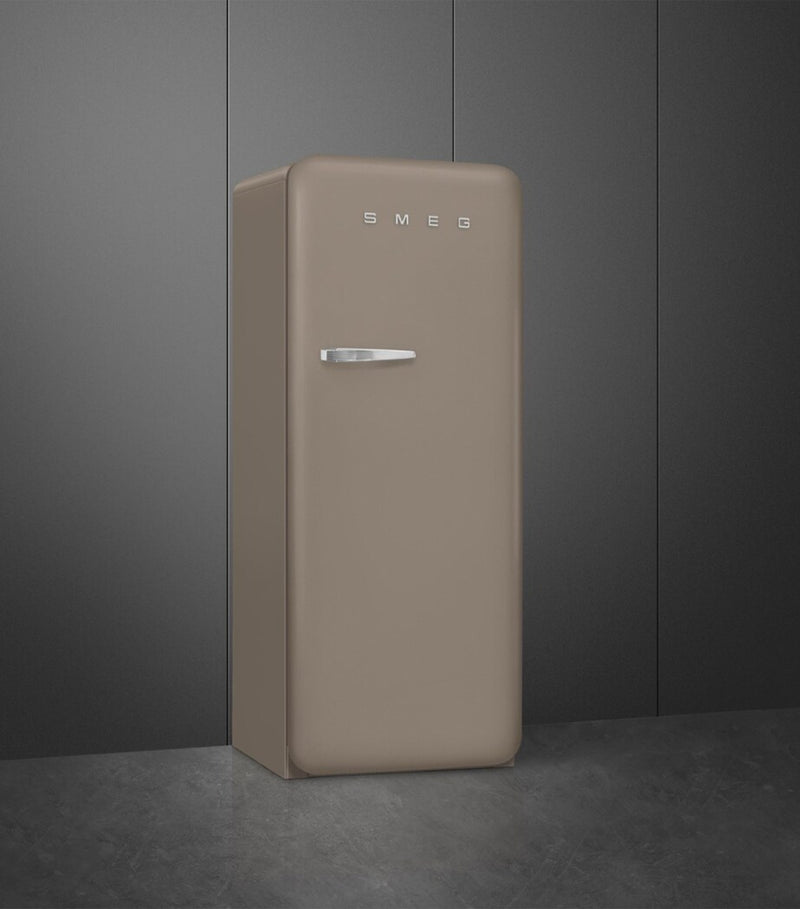 Retro Stainless Steel Fridge with Humidity Control and Temperature Zone