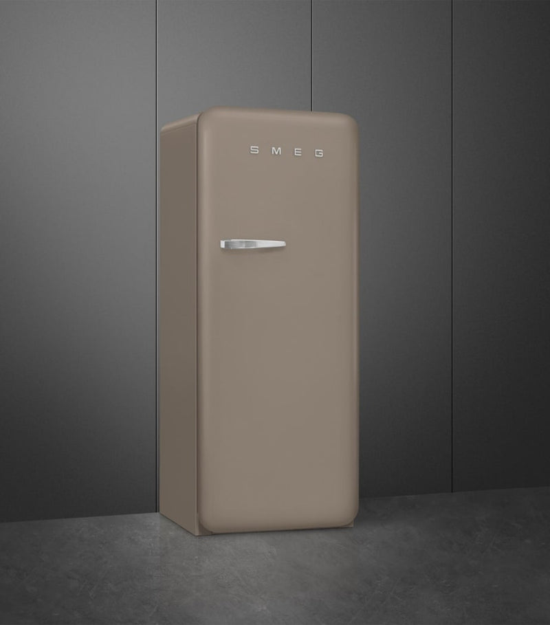 Retro Stainless Steel Fridge with Humidity Control and Temperature Zone