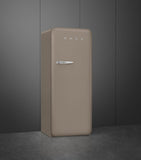 Retro Stainless Steel Fridge with Humidity Control and Temperature Zone